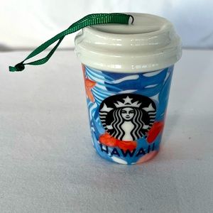 EUC Starbucks Hawaii Exclusive Holiday Ornament